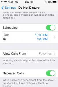 Do Not Disturb Iphone