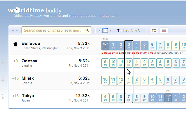 world buddy time zone converter