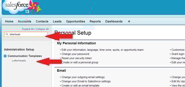 Salesforce Setup Template