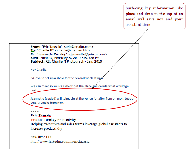 Scheduling Email 1