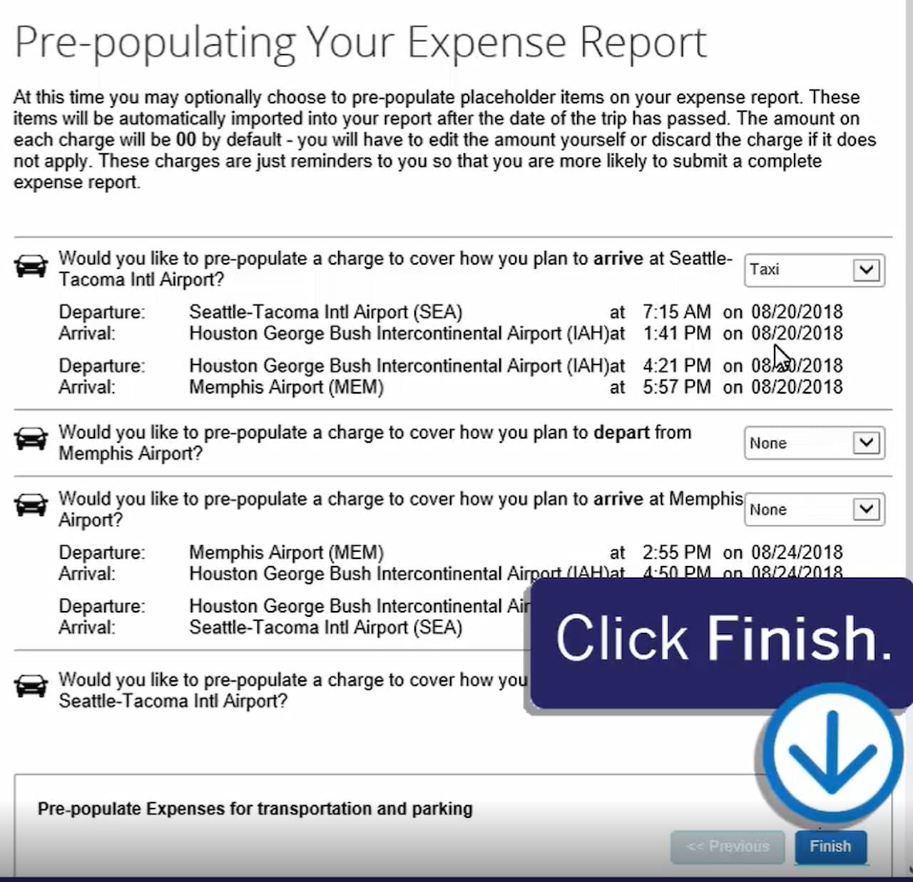 concur pre populating expense report finish (1)