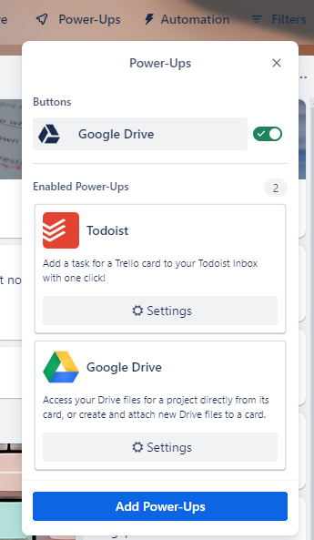 Trello integrations