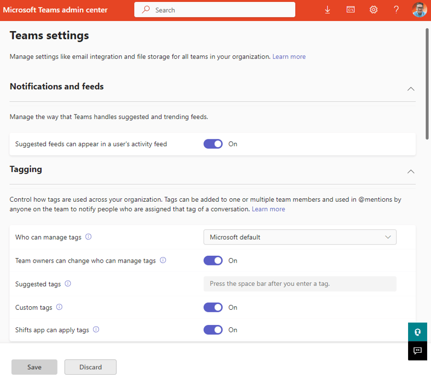 Microsoft Teams Security Settings