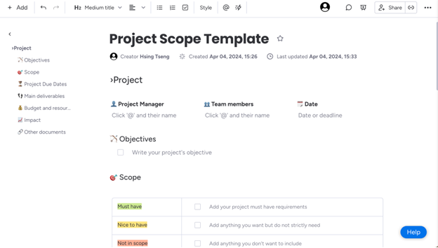 Monday.com templates