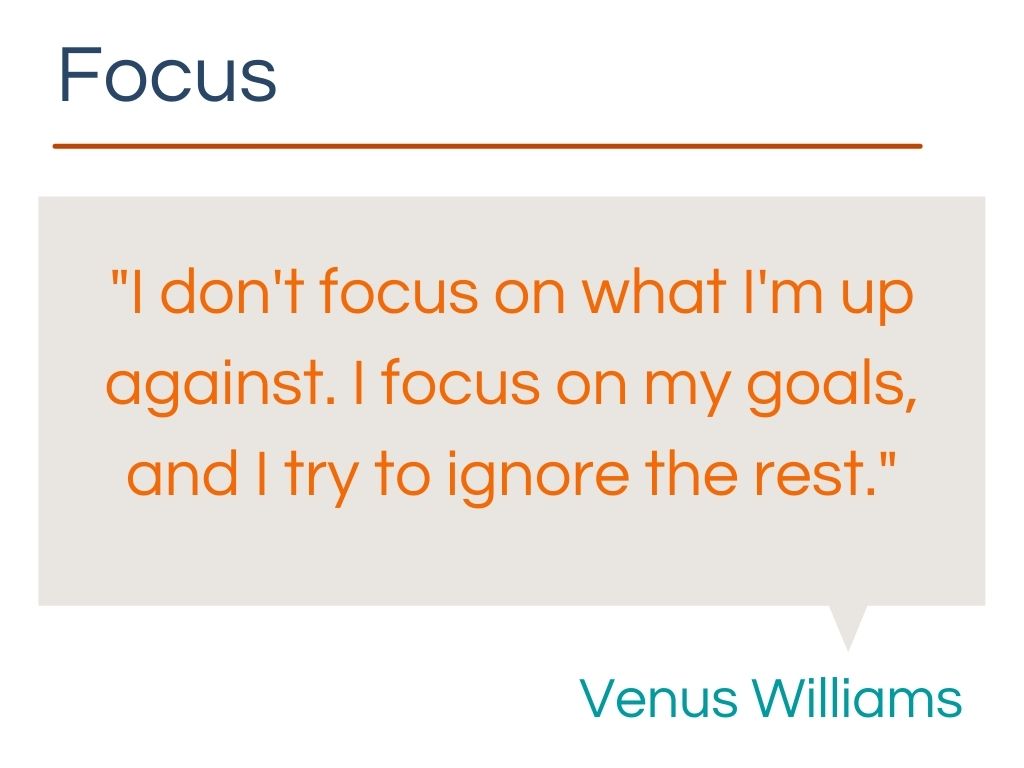 Productivity quotes about focus