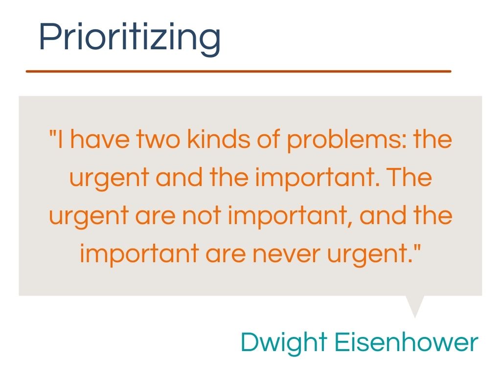 Productivity quotes about prioritizing